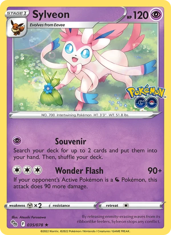 Sylveon 035/78 Pokémon GO Pokémon card