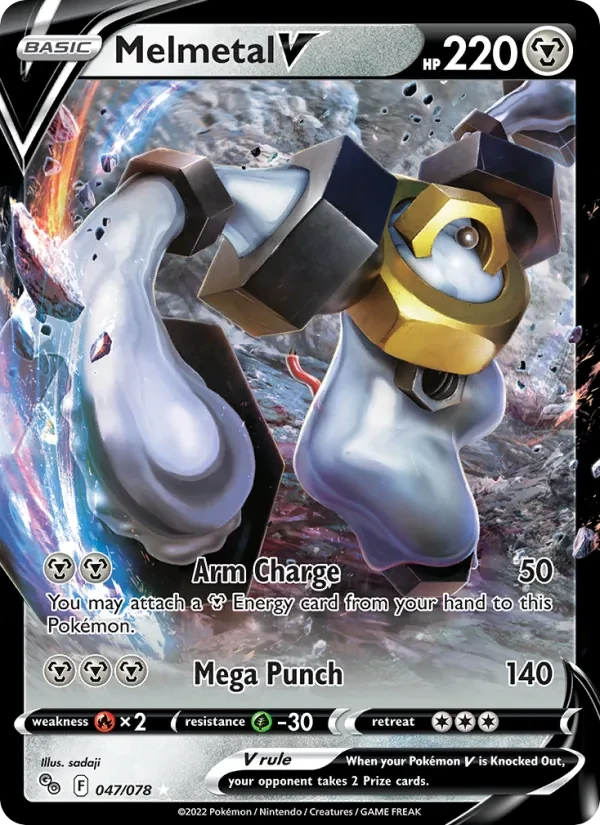 Melmetal V 047/78 Pokémon GO Pokémon Karte