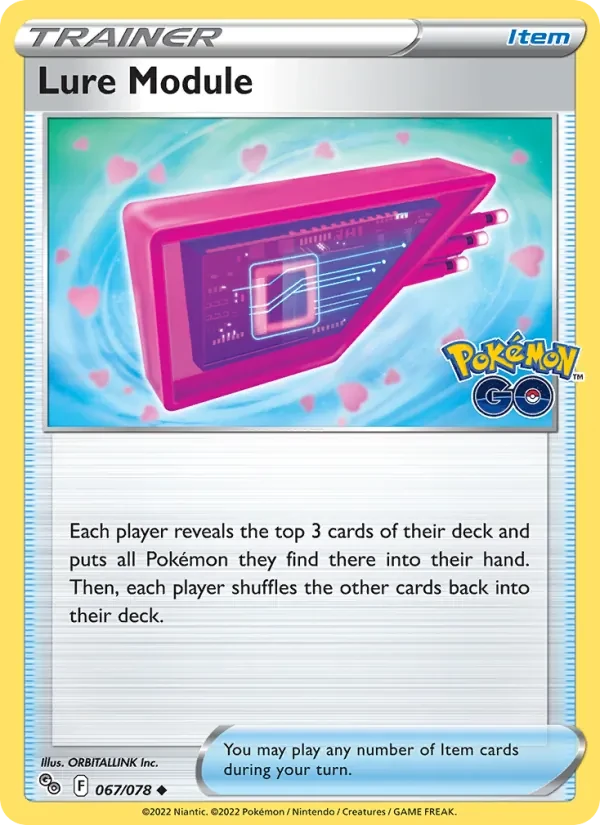 Lure Module 067/78 Pokémon GO Pokémon card
