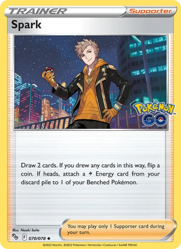 Spark 070/78 Pokémon GO Pokémon card