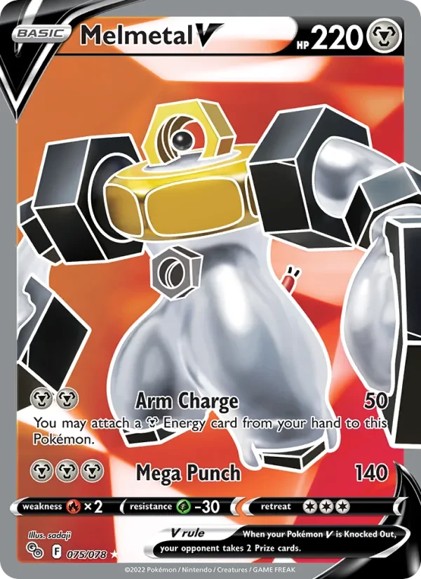 Melmetal V 075/78 Pokémon GO Pokémon card