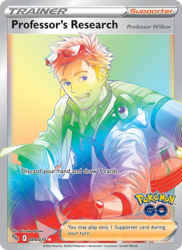 Professor's Research 084/78 Pokémon GO Pokémon Karte