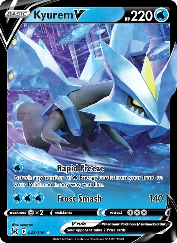 Kyurem V 048/196 Lost Origin Pokémon card
