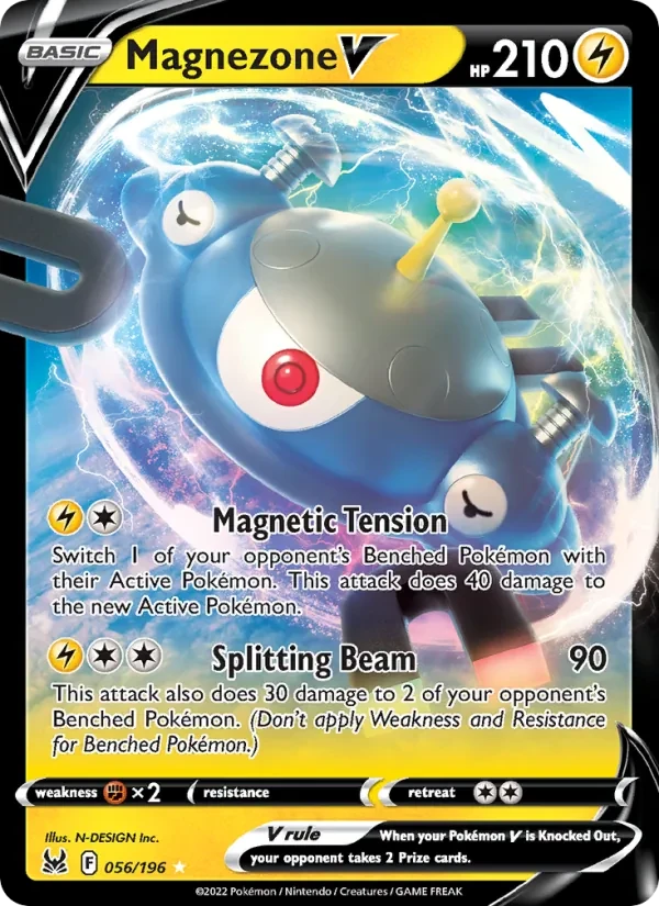 Magnezone V 056/196 Lost Origin Pokémon Karte