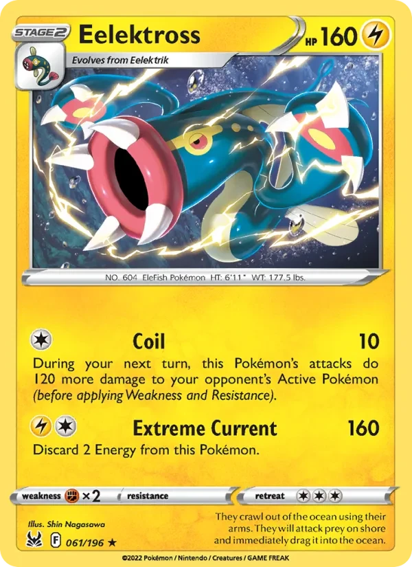 Carta Pokémon Eelektross 061/196 Lost Origin