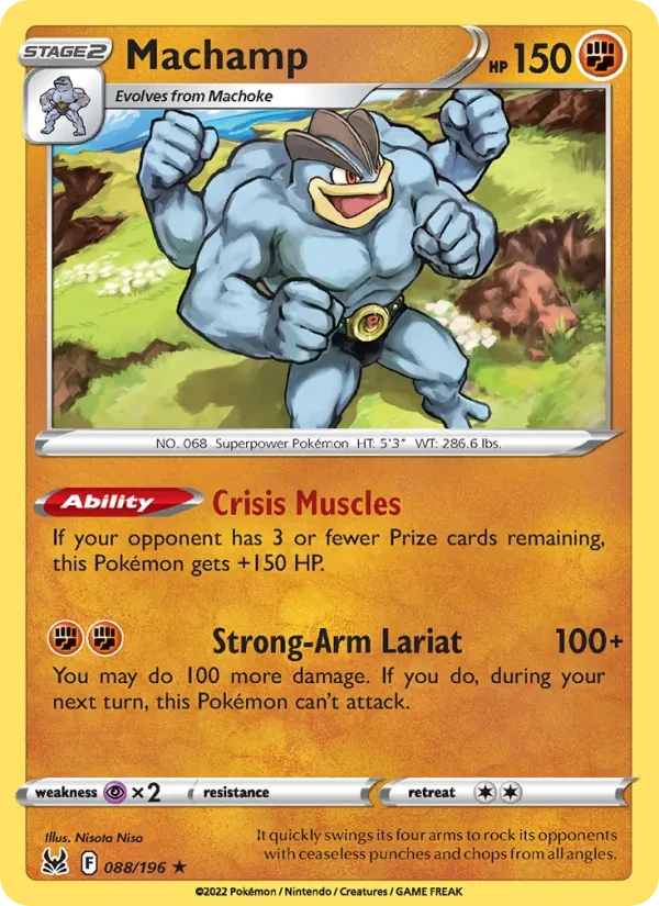 Carte Pokémon Machamp 088/196 Lost Origin