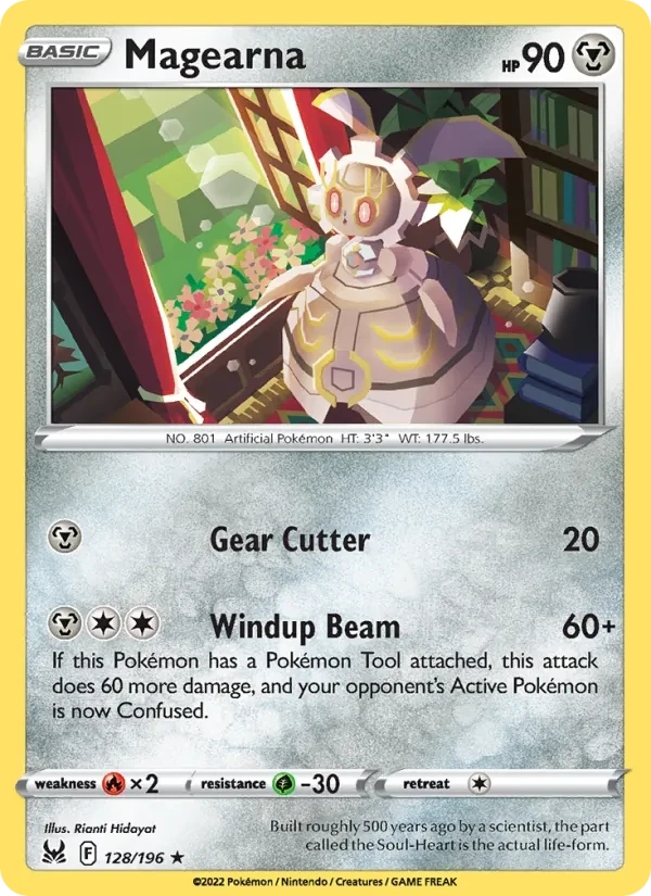 Magearna 128/196 Lost Origin Pokémon Karte