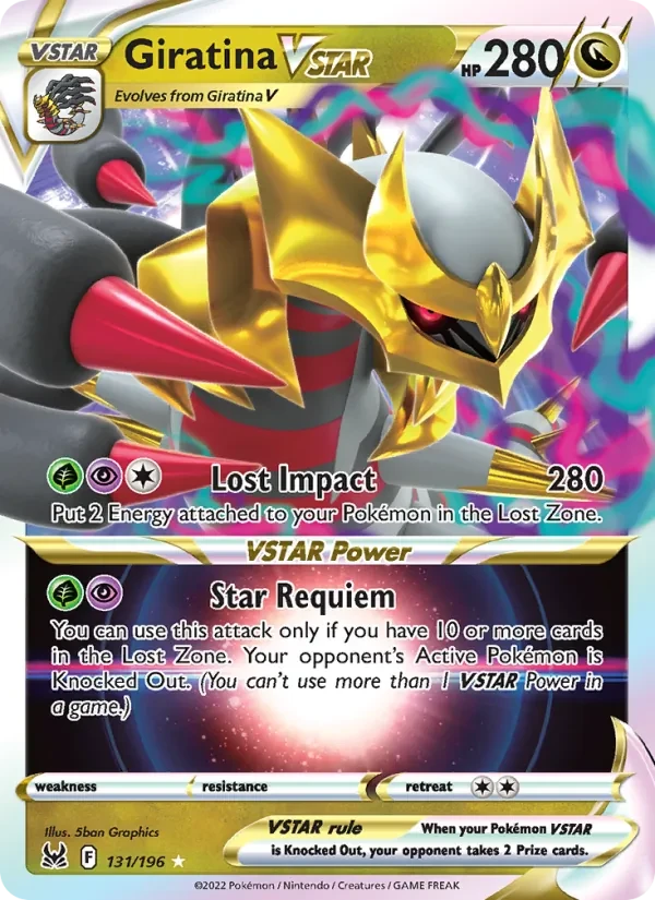 Giratina VSTAR 131/196 Lost Origin Pokémon card