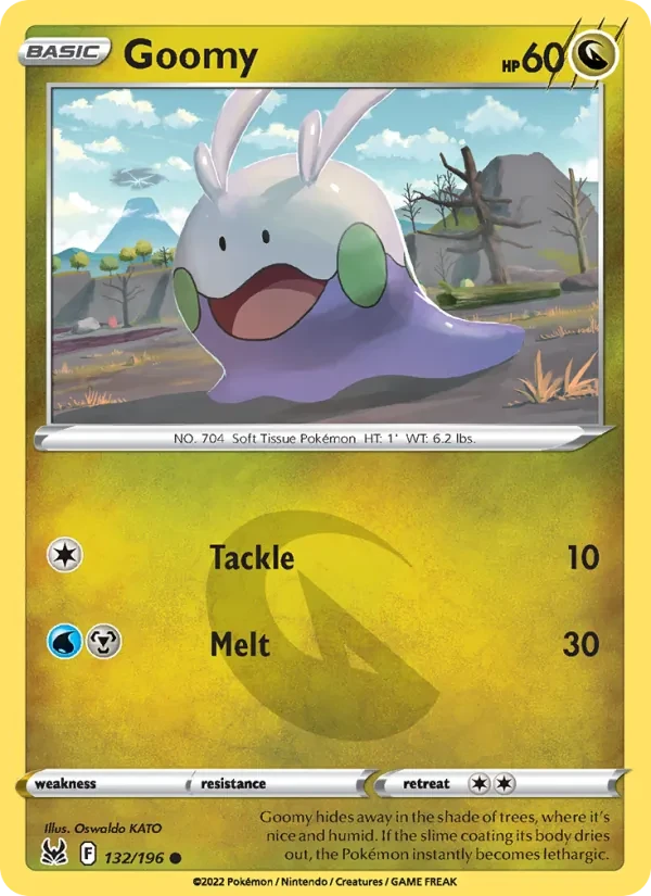 Goomy 132/196 Lost Origin Pokémon card