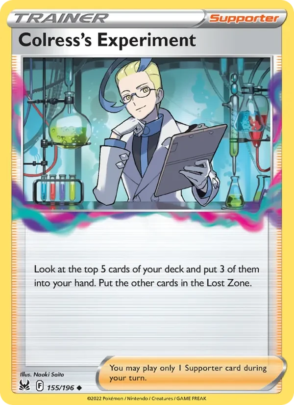 Colress's Experiment 155/196 Lost Origin Pokémon card
