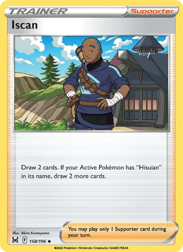 Iscan 158/196 Lost Origin Pokémon card