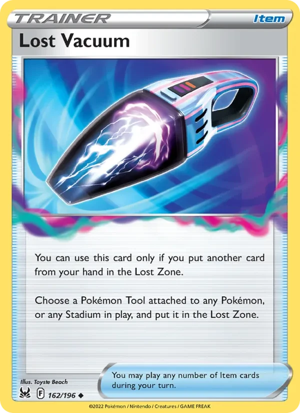 Lost Vacuum 162/196 Lost Origin Pokémon card