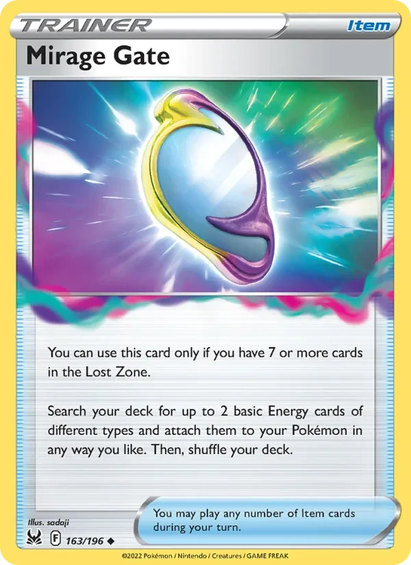 Mirage Gate 163/196 Lost Origin Pokémon card