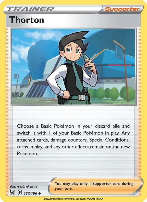 Thorton 167/196 Lost Origin Pokémon card
