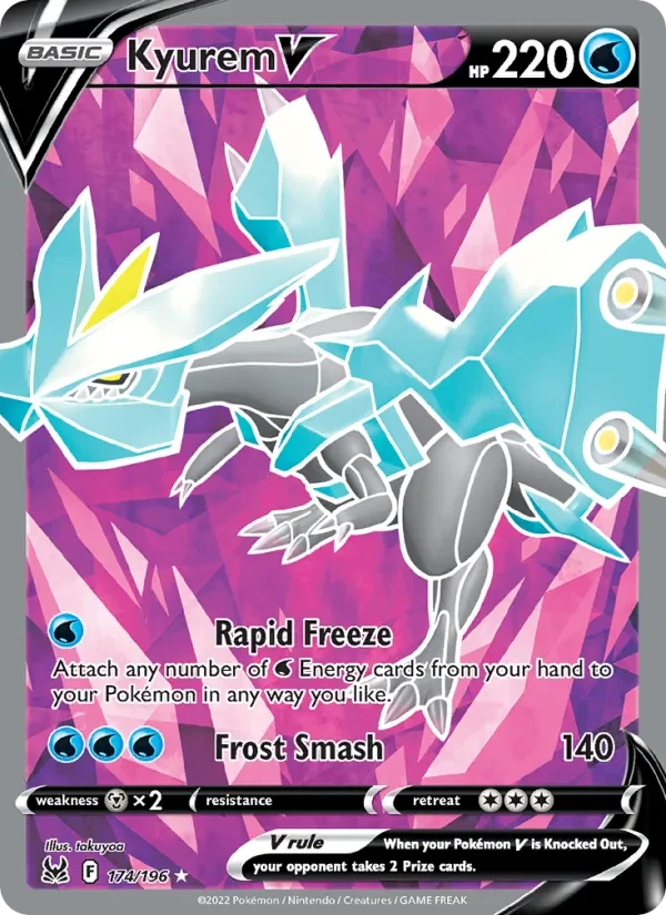 Kyurem V 174/196 Lost Origin Pokémon card