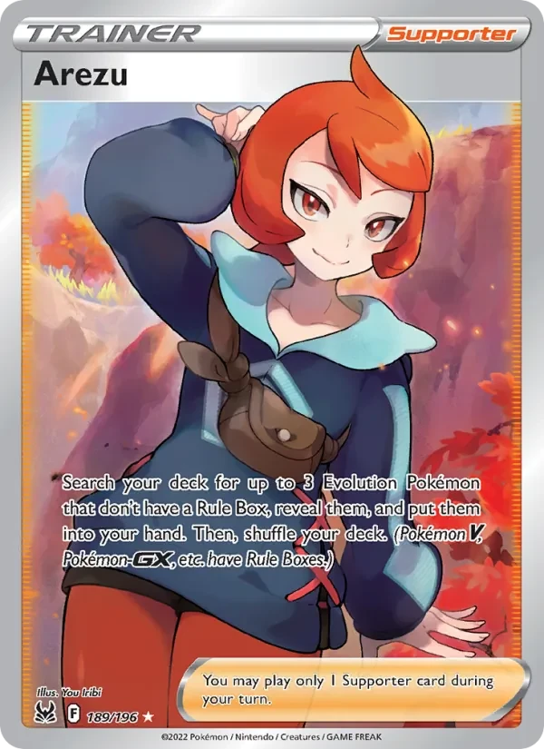Arezu 189/196 Lost Origin Pokémon card