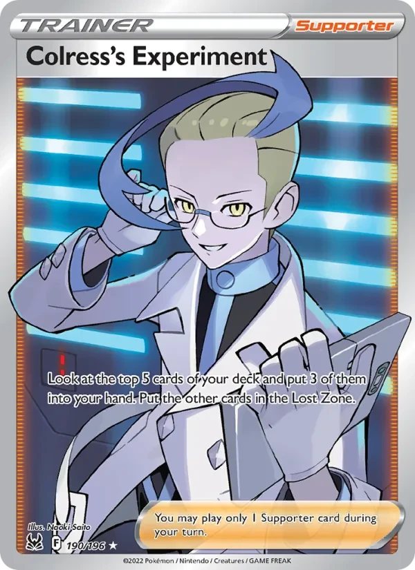 Colress's Experiment 190/196 Lost Origin Pokémon card