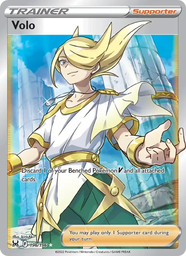 Volo 196/196 Lost Origin Pokémon Karte