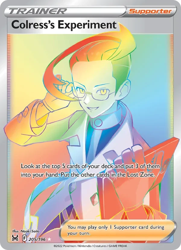 Colress's Experiment 205/196 Lost Origin Pokémon card