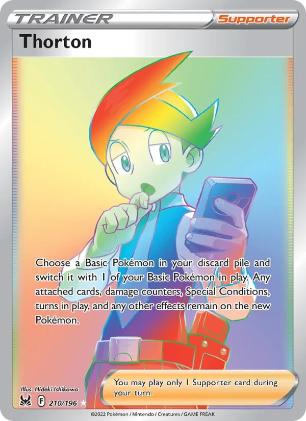 Thorton 210/196 Lost Origin Pokémon kaart