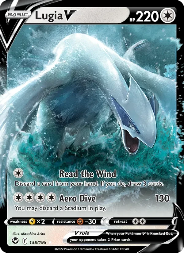 Carta Pokémon Lugia V 138/195 Silver Tempest