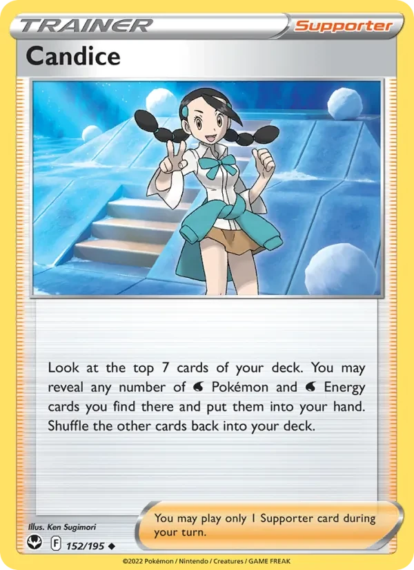 Candice 152/195 Silver Tempest Pokémon card