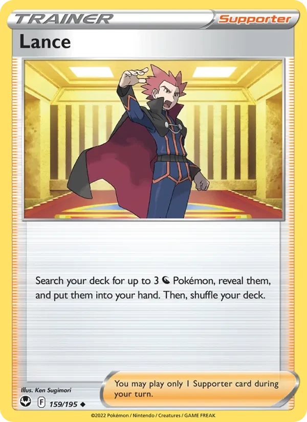 Carta Pokémon Lance 159/195 Silver Tempest