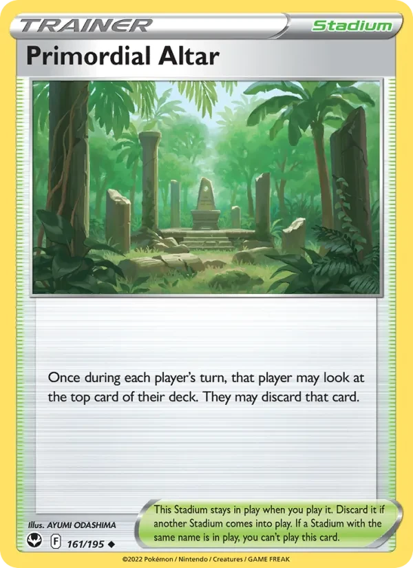 Primordial Altar 161/195 Silver Tempest Pokémon card