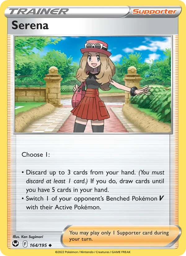Carta Pokémon Serena 164/195 Silver Tempest
