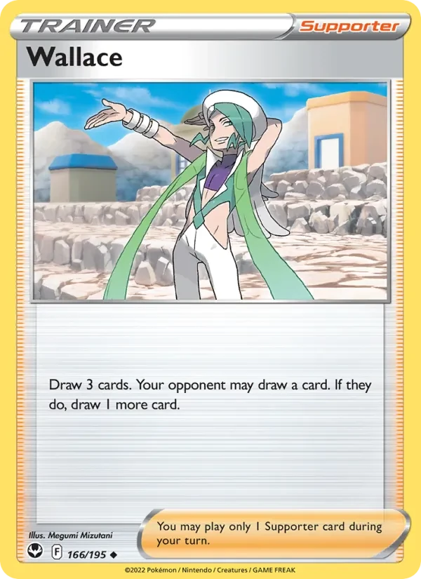 Wallace 166/195 Silver Tempest Pokémon card