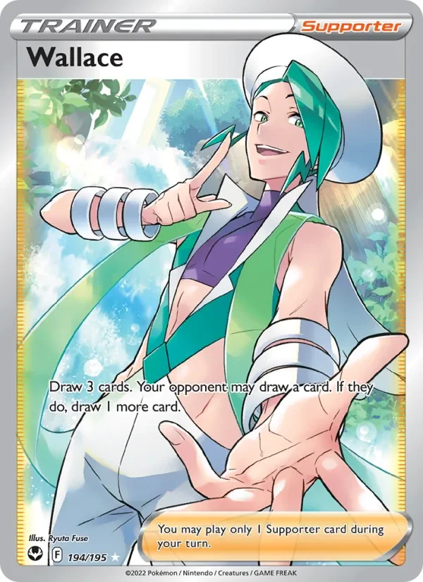 Wallace 194/195 Silver Tempest Pokémon card