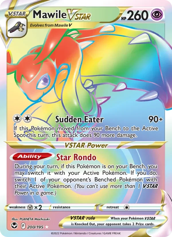Mawile VSTAR 200/195 Silver Tempest Pokémon card