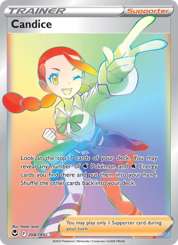Candice 204/195 Silver Tempest Pokémon card