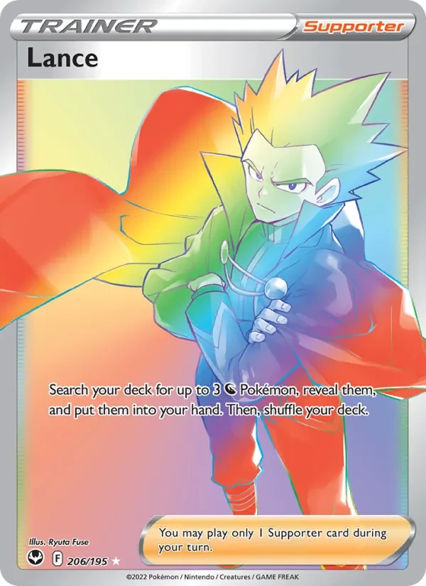 Carta Pokémon Lance 206/195 Silver Tempest