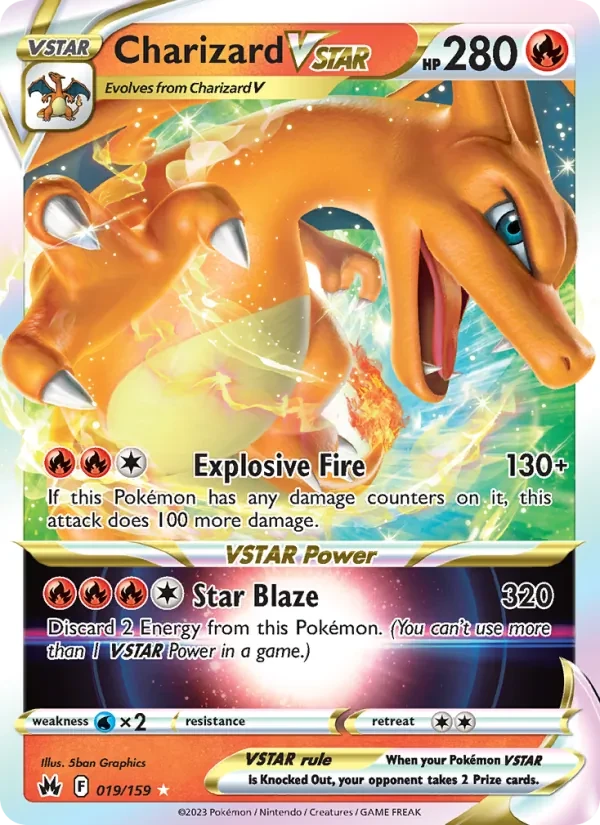 Charizard VSTAR 019/159 Crown Zenith Pokémon card