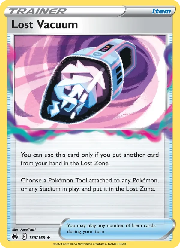 Lost Vacuum 135/159 Crown Zenith Pokémon card