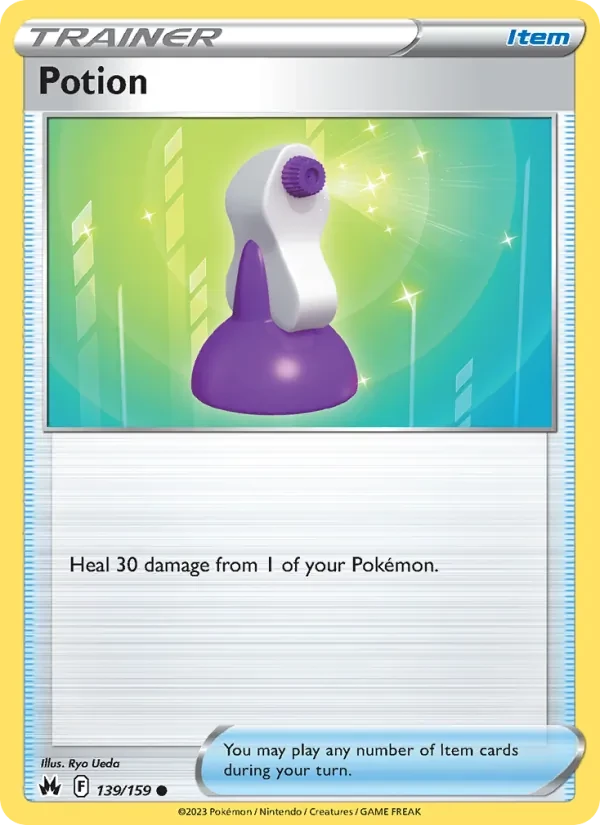 Carta Pokémon Potion 139/159 Crown Zenith