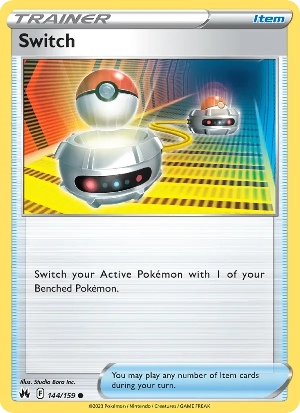 Switch 144/159 Crown Zenith Pokémon card