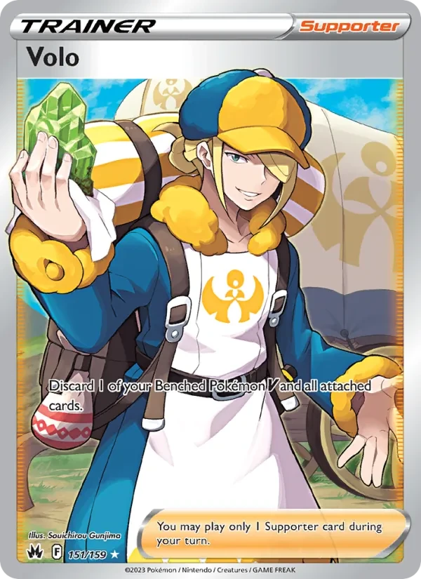 Volo 151/159 Crown Zenith Pokémon card