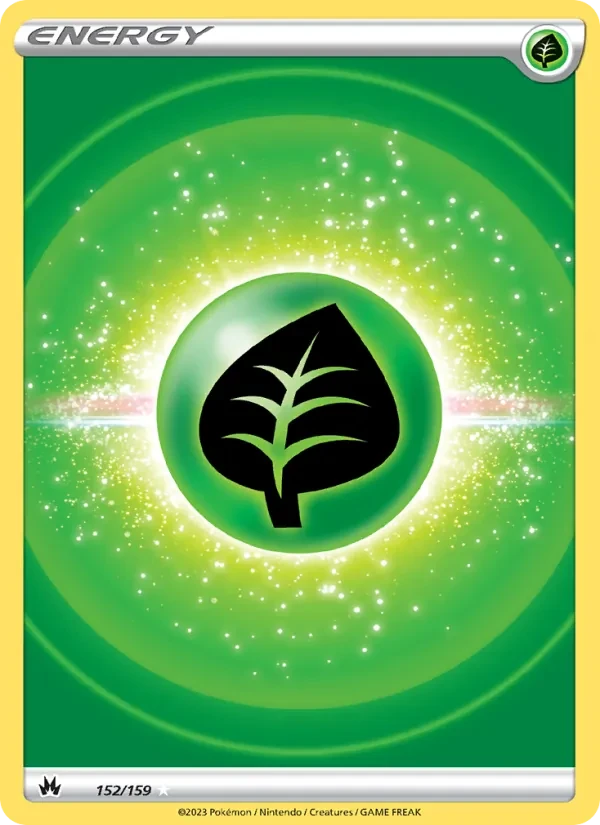 Grass Energy 152/159 Crown Zenith Pokémon card
