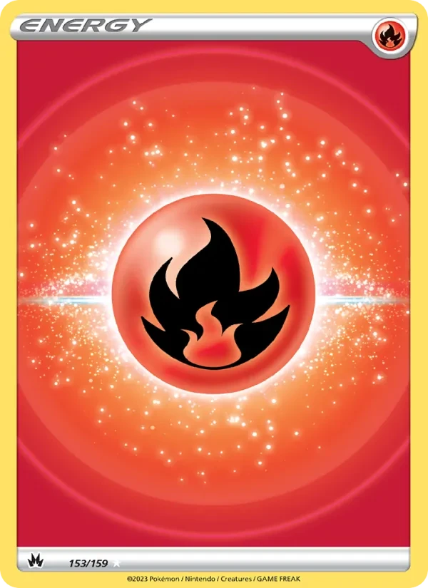 Fire Energy 153/159 Crown Zenith Pokémon Karte