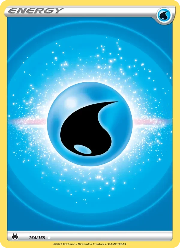 Water Energy 154/159 Crown Zenith Pokémon card