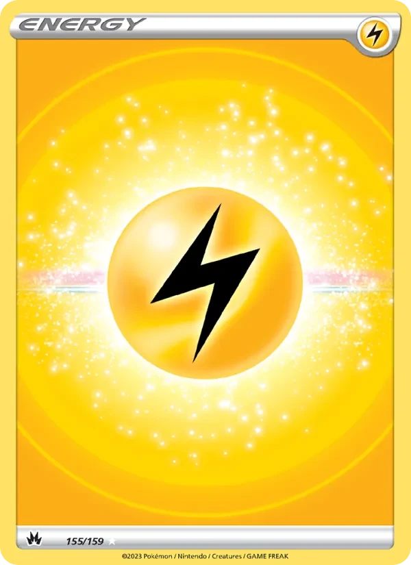 Lightning Energy 155/159 Crown Zenith Pokémon card