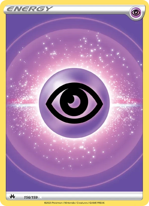 Psychic Energy 156/159 Crown Zenith Pokémon card