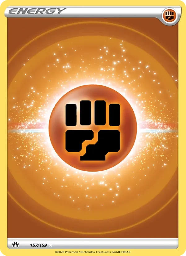 Fighting Energy 157/159 Crown Zenith Pokémon card