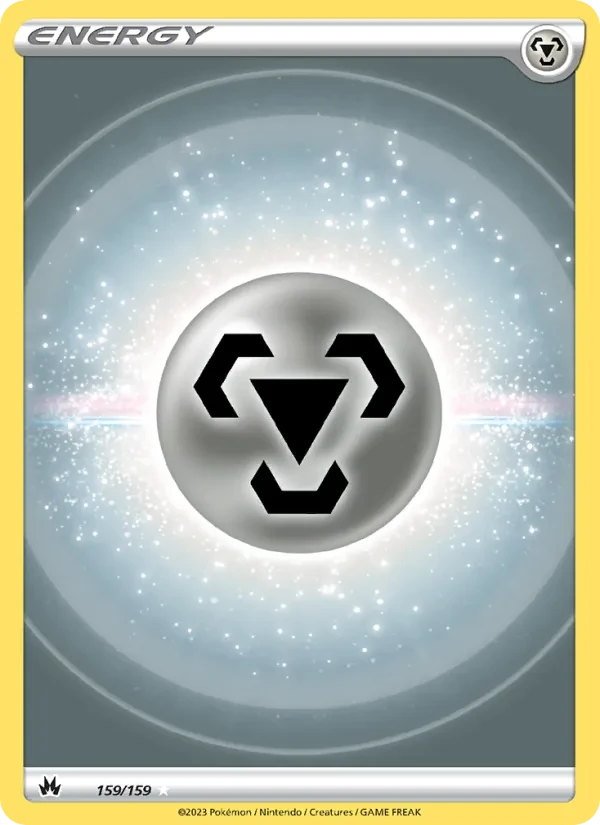 Metal Energy 159/159 Crown Zenith Pokémon card