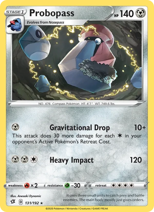 Probopass 131/192 Rebel Clash Pokémon card