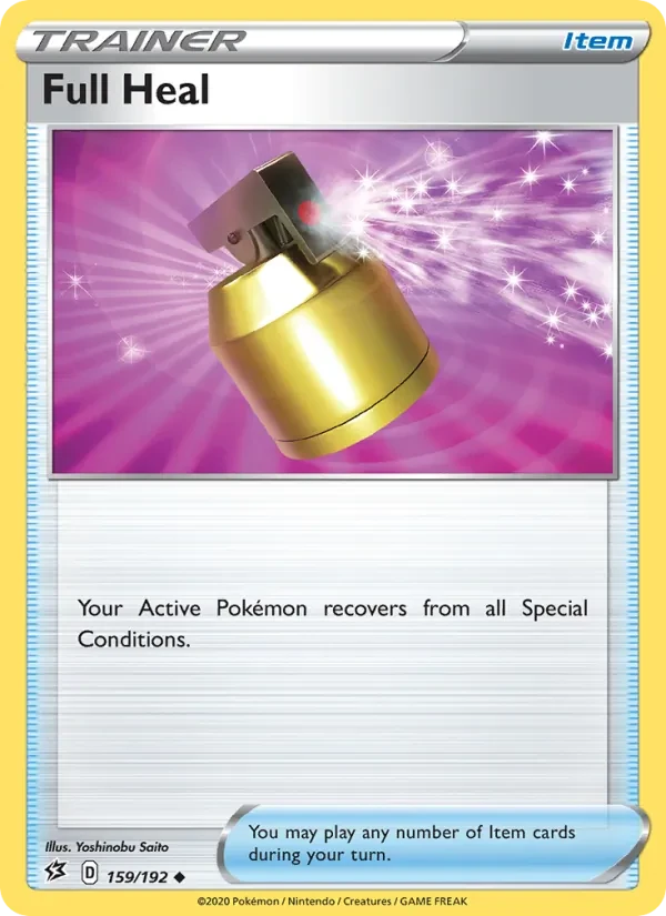 Full Heal 159/192 Rebel Clash Pokémon card