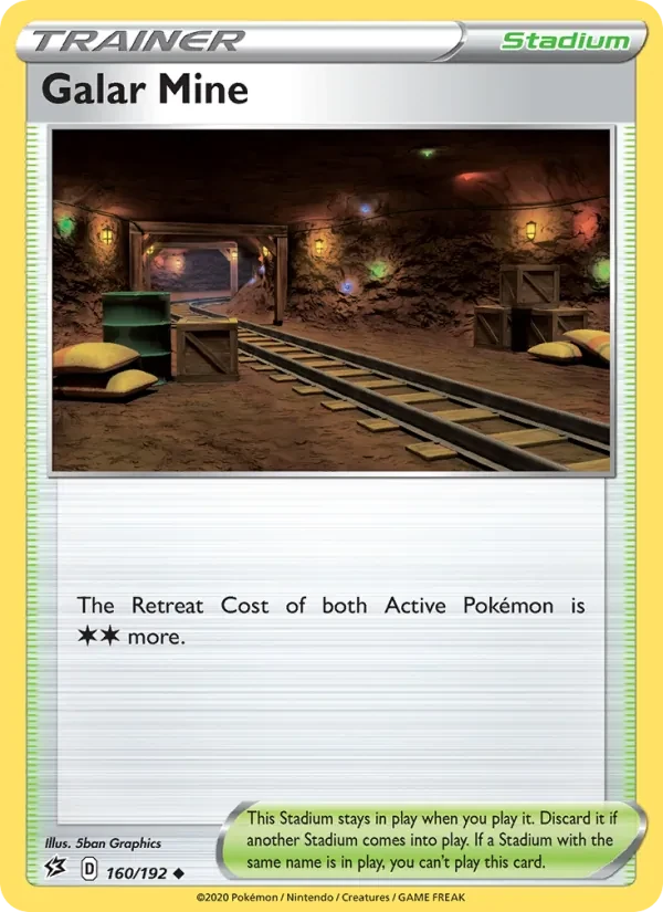 Galar Mine 160/192 Rebel Clash Pokémon card