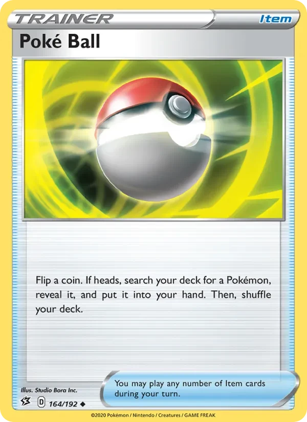 Poké Ball 164/192 Rebel Clash Pokémon card